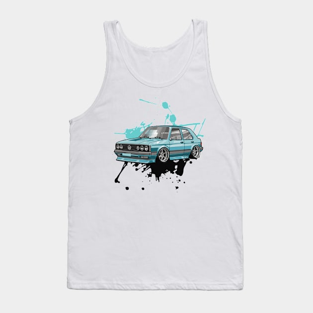 Customized Classic Cars Tank Top by irfankokabi